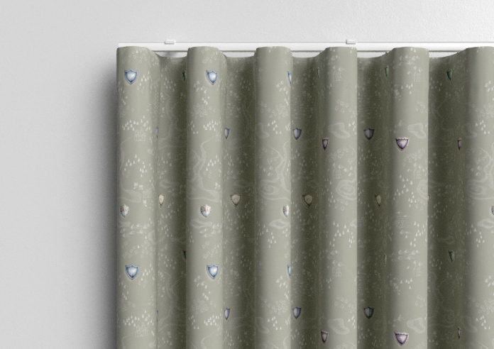 Jurassic Joust, Knights Way Templar - Made to Measure Curtains - Image 13